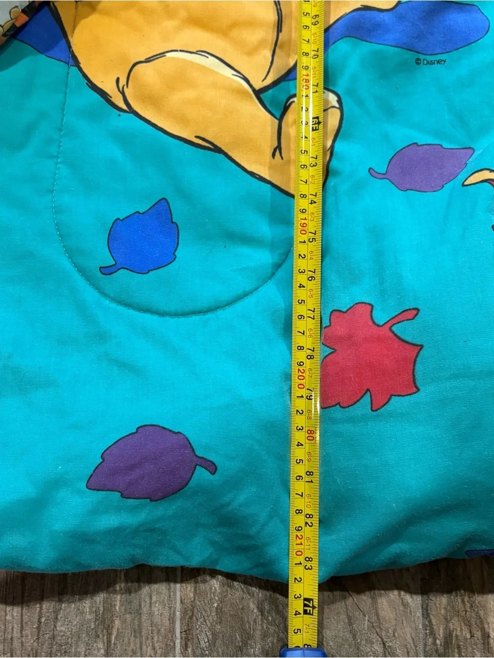 Vtg Disney Winnie The Pooh & Tigger Blustery Day Comforter & Sheets 90's 60x 83”